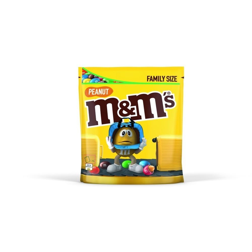 M&M'S Crispy Pouch Plastic X1 107G Bite Size Chocolate