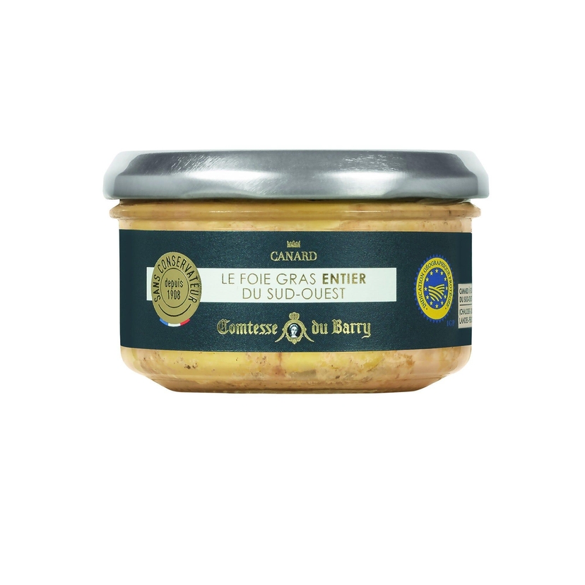 Whole duck foie gras from the South-West 140g