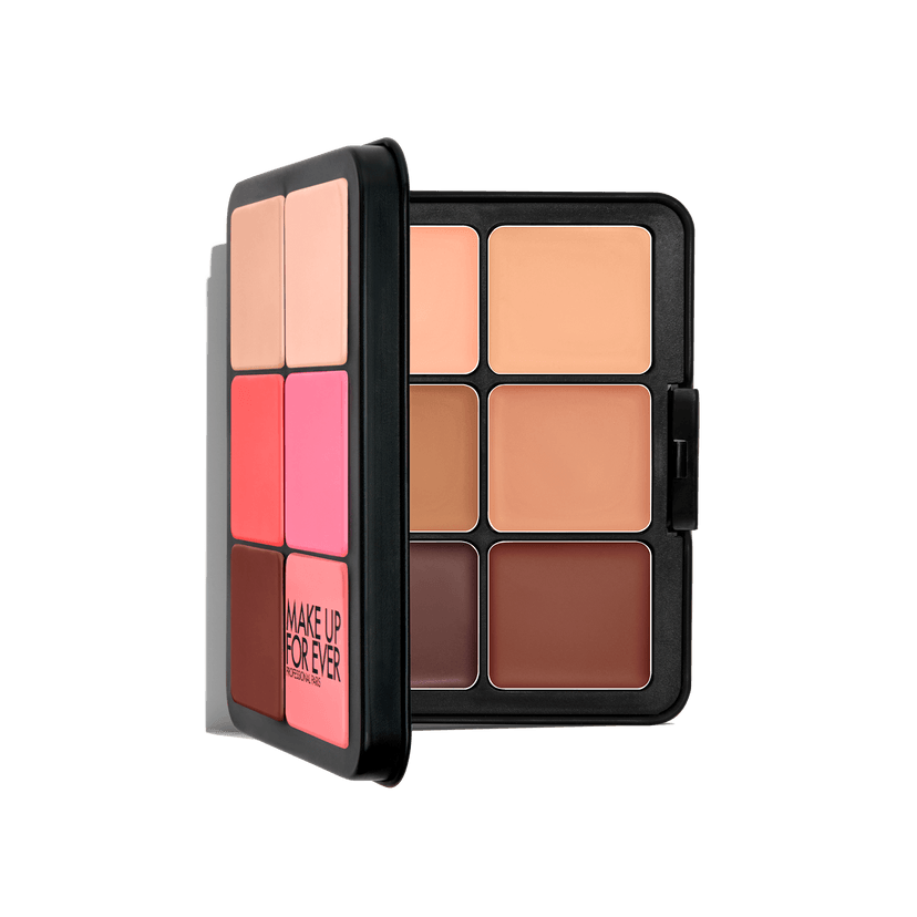 Face Essentials Palette with highlighters - Foundation,blush and Highlighter cream palette