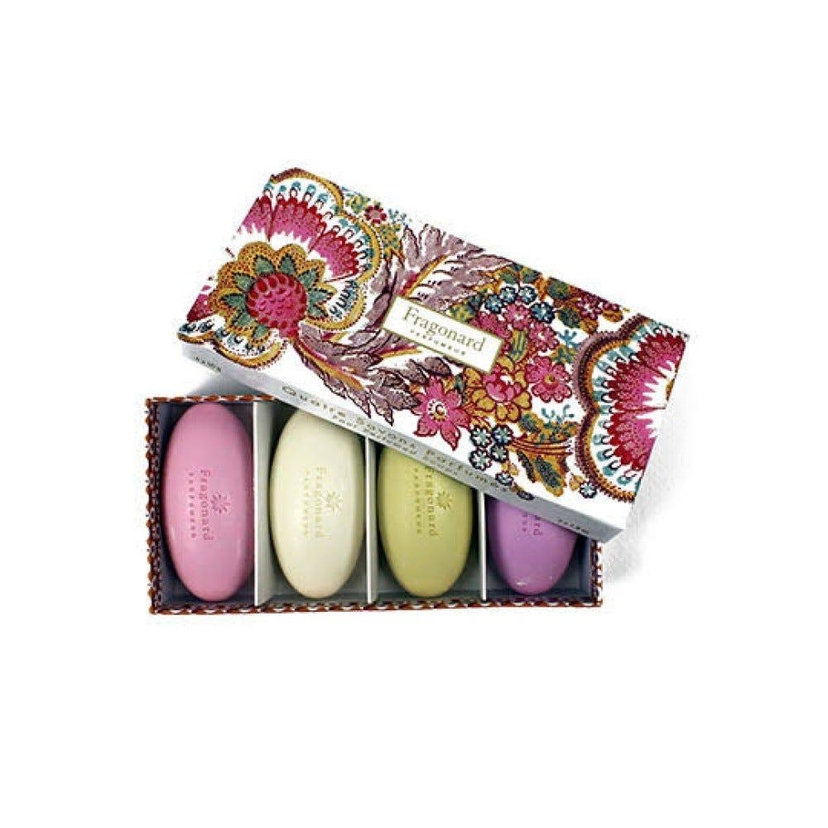 Flowered Soap Set 4 X