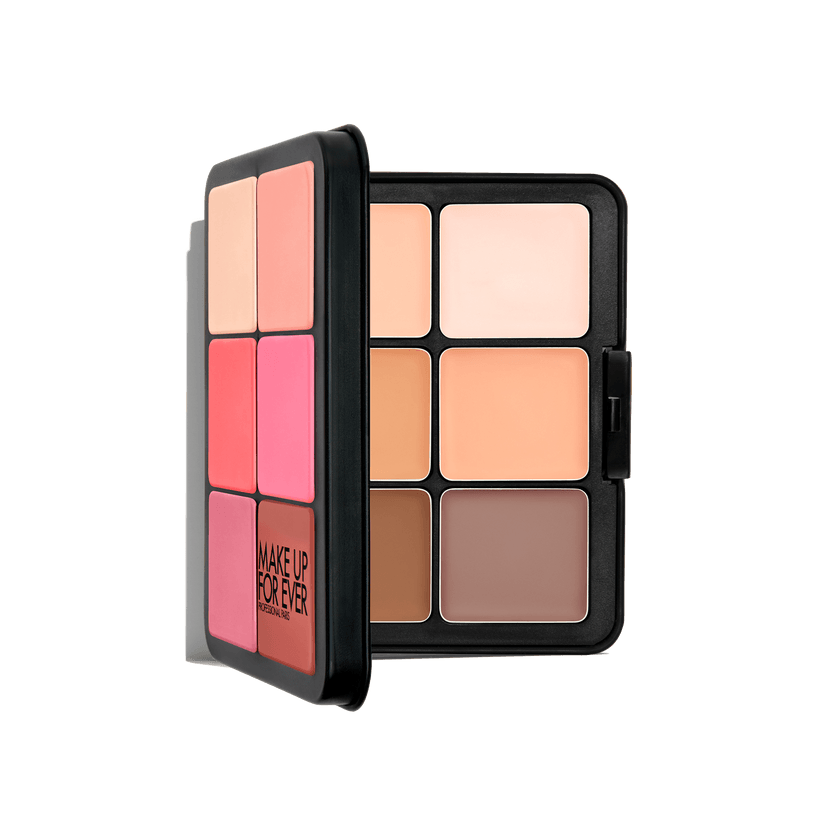 Face Essentials Palette with highlighters - Foundation,blush and Highlighter cream palette