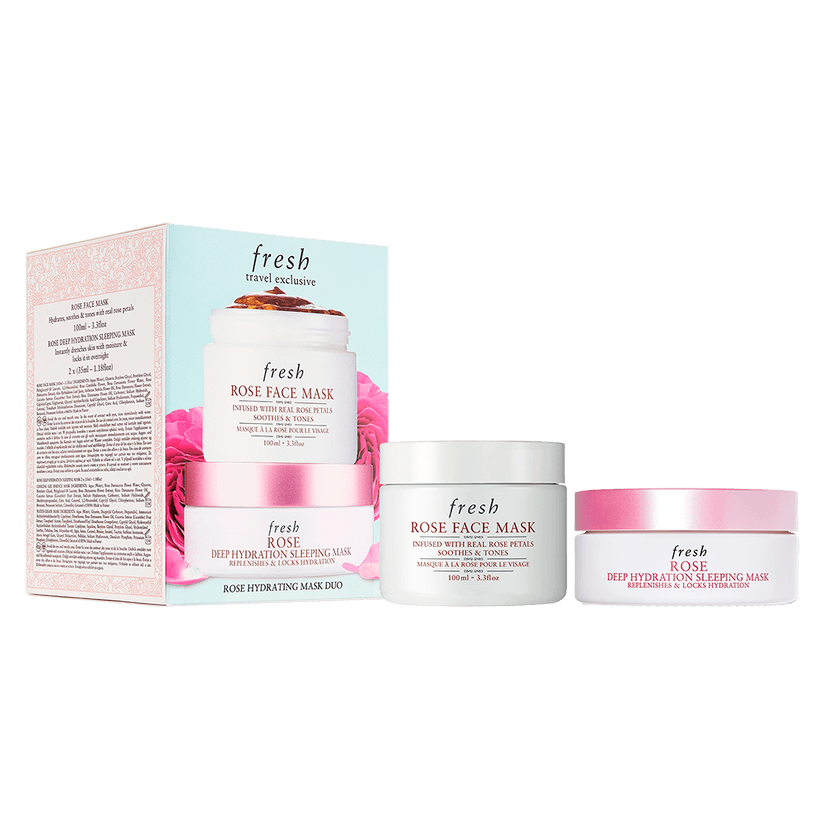 Rose Hydrating Day-to-Night Mask Duo - Travel Exclusive