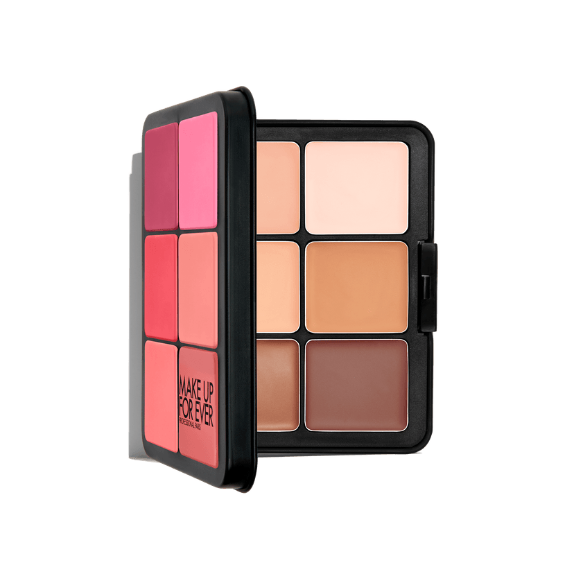 Face Essentials Palette with highlighters - Foundation,blush and Highlighter cream palette