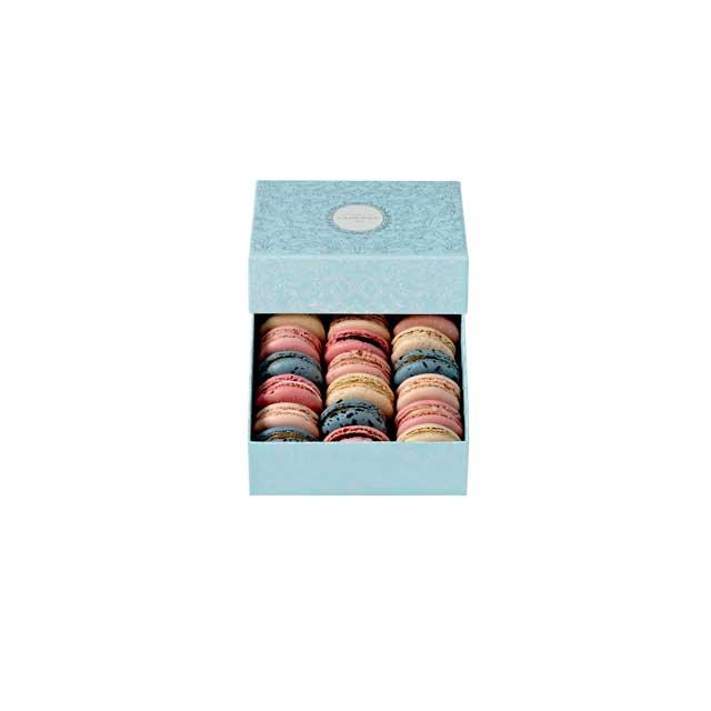 Coffret de 18 macarons Arabesque - Bleu